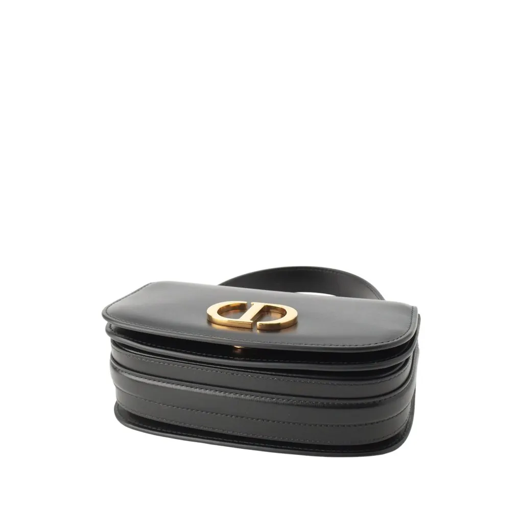 Dior Box Calfskin 30 Montaigne Avenue Top Handle Bag Black Leather Very good - Inside View