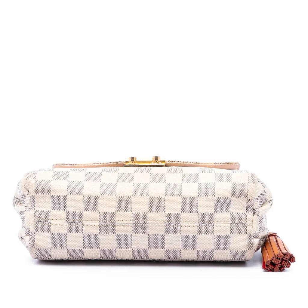 Louis Vuitton Damier Azur Croisette White Canvas Good - Inside View