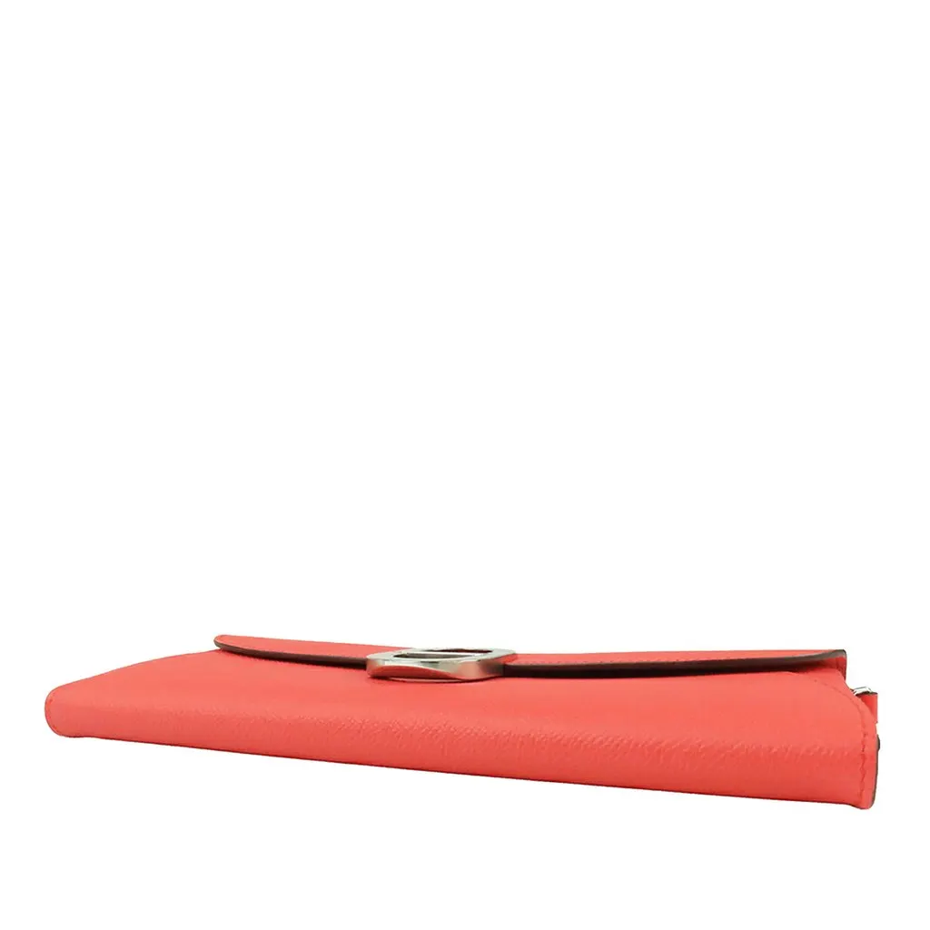 Hermès Epsom Chaine d Ancre To Go Wallet Pink Leather Very good - Inside View