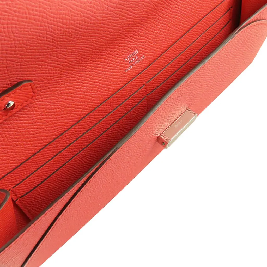 Hermès Epsom Chaine d Ancre To Go Wallet Pink Leather Very good - Model View