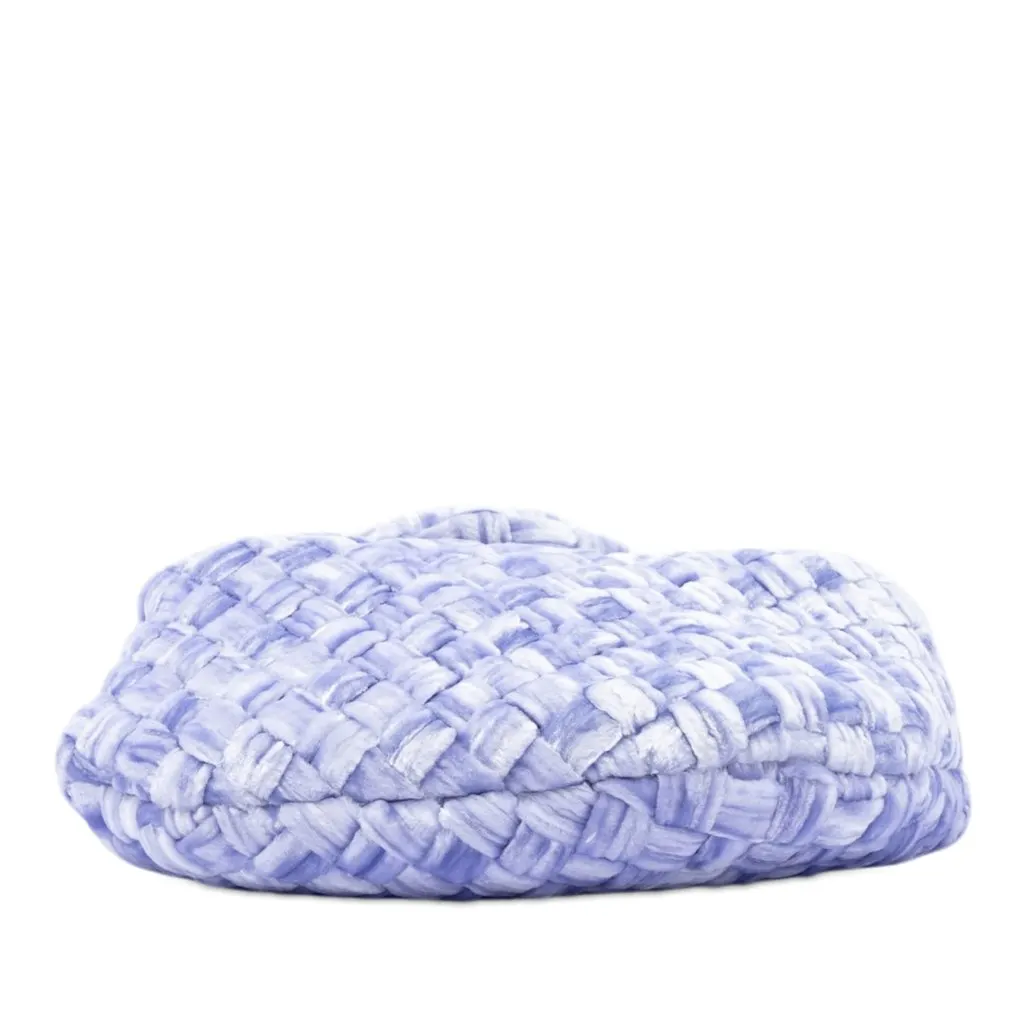 Bottega Veneta Mini Velvet Intrecciato Jodie Purple Velvet Very good - Inside View