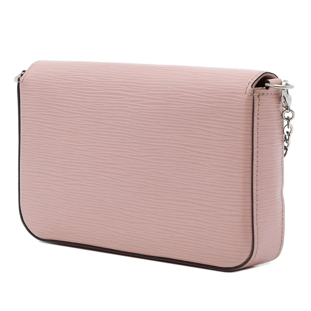 Louis Vuitton Epi Pochette Felicie Pink Leather Very good - Back View