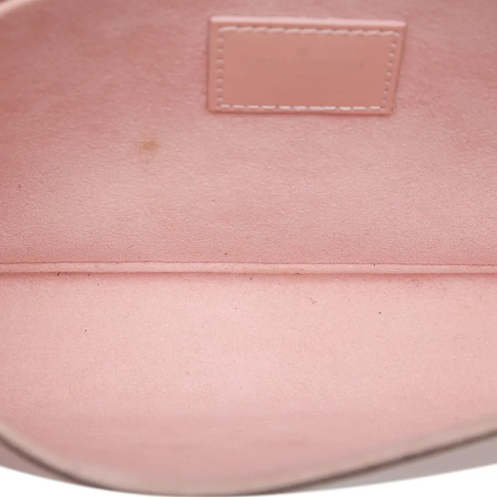 Louis Vuitton Epi Pochette Felicie Pink Leather Very good - Model View
