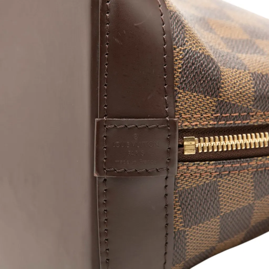 Louis Vuitton Damier Ebene Alma PM Brown Canvas Very good - Box View