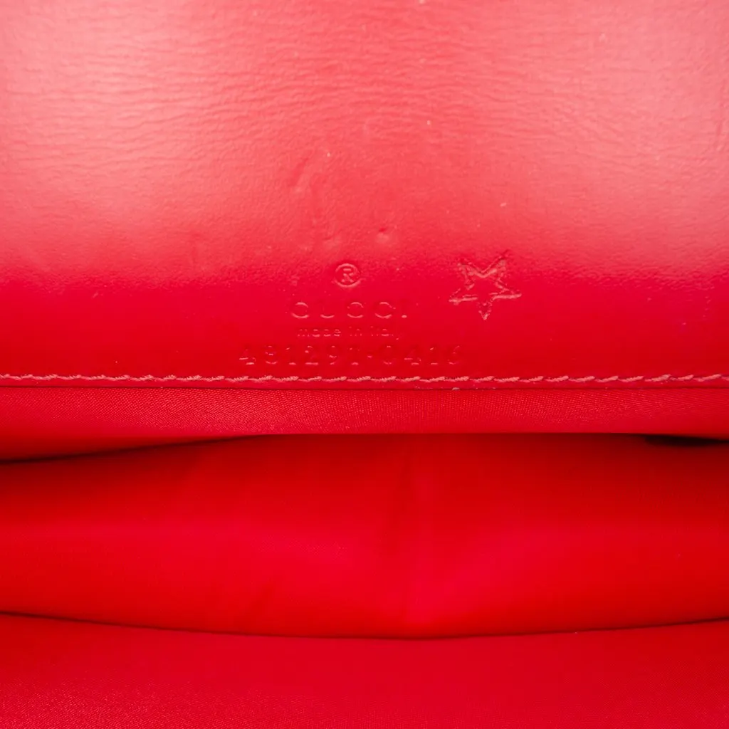 Gucci Mini GG Supreme Cherry Crossbody Beige Very good - Box View