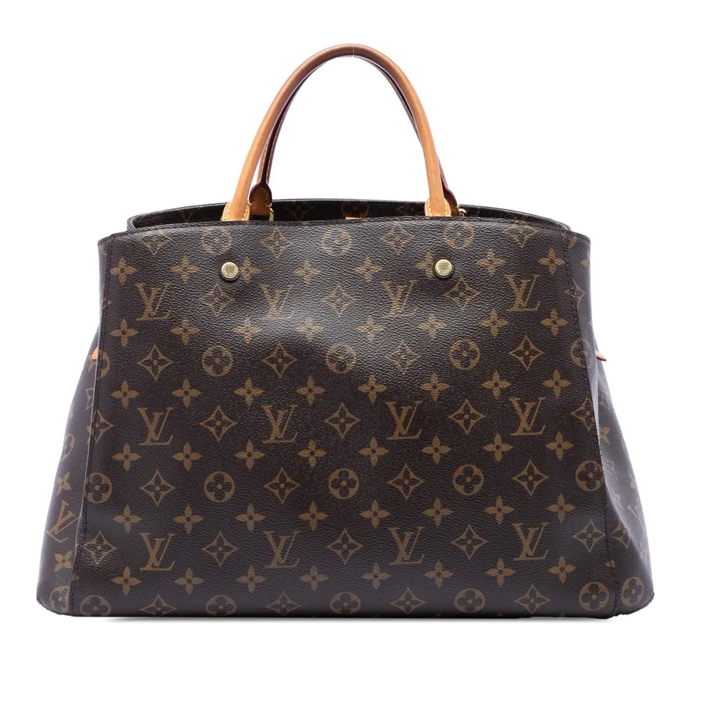 Louis Vuitton Monogram Montaigne GM Brown Very good - Front View