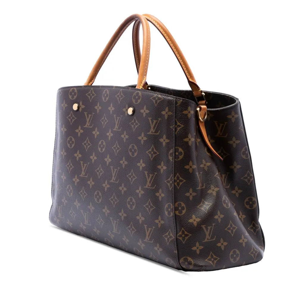 Louis Vuitton Monogram Montaigne GM Brown Very good - Back View