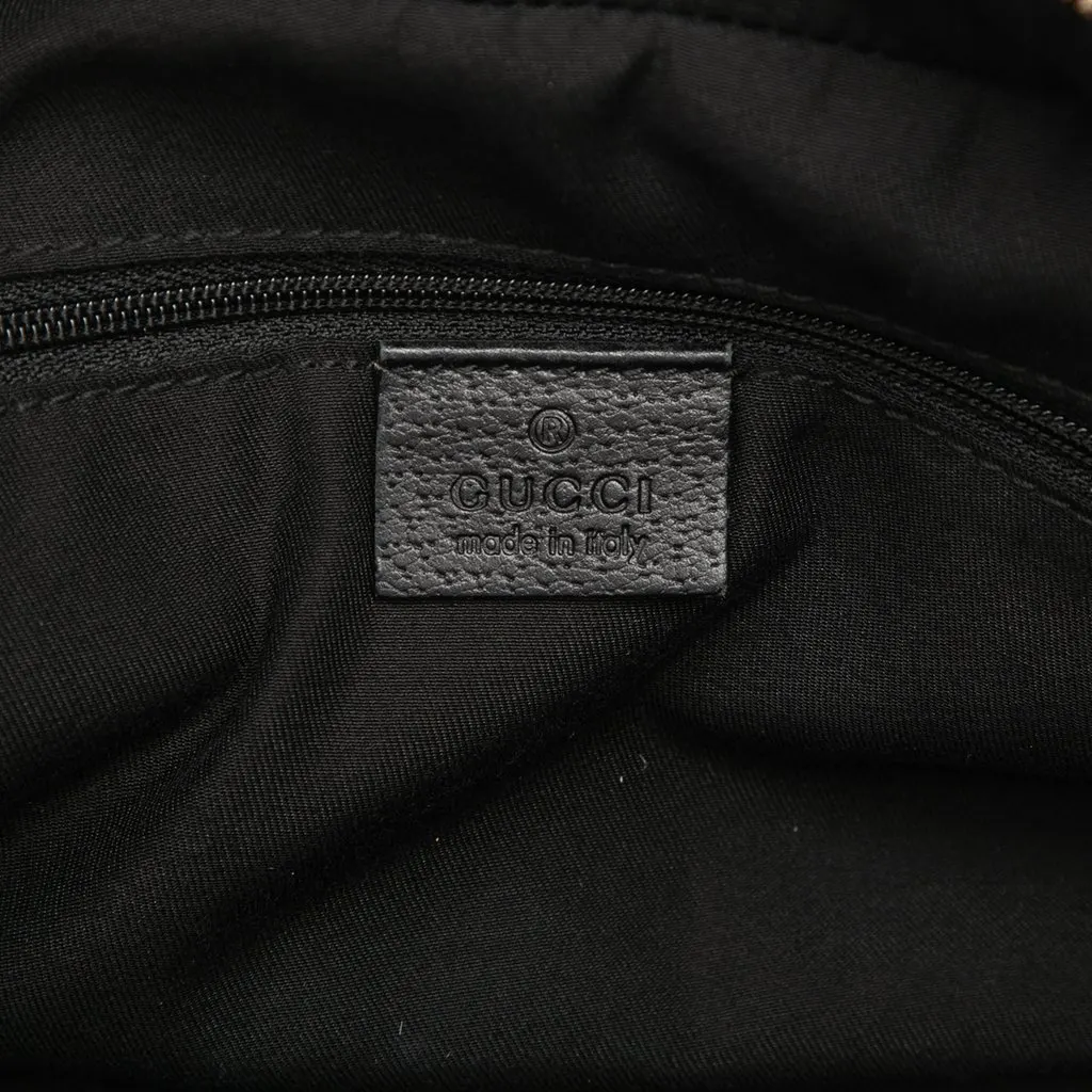 Gucci GG Canvas Web Princy Shoulder Bag Black Very good - Box View
