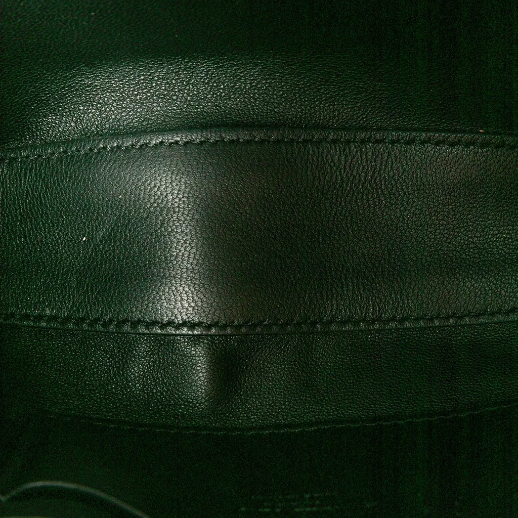 Valentino Mini Grainy Calfskin Rockstud Shopping Bag Black Leather Very good - Model View