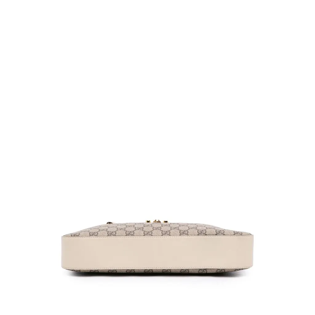 Gucci Medium GG Supreme Padlock Shoulder Bag Beige Very good - Inside View