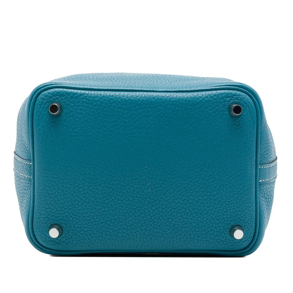Hermès Clemence Picotin Lock 18 Blue Leather Very good - Inside View