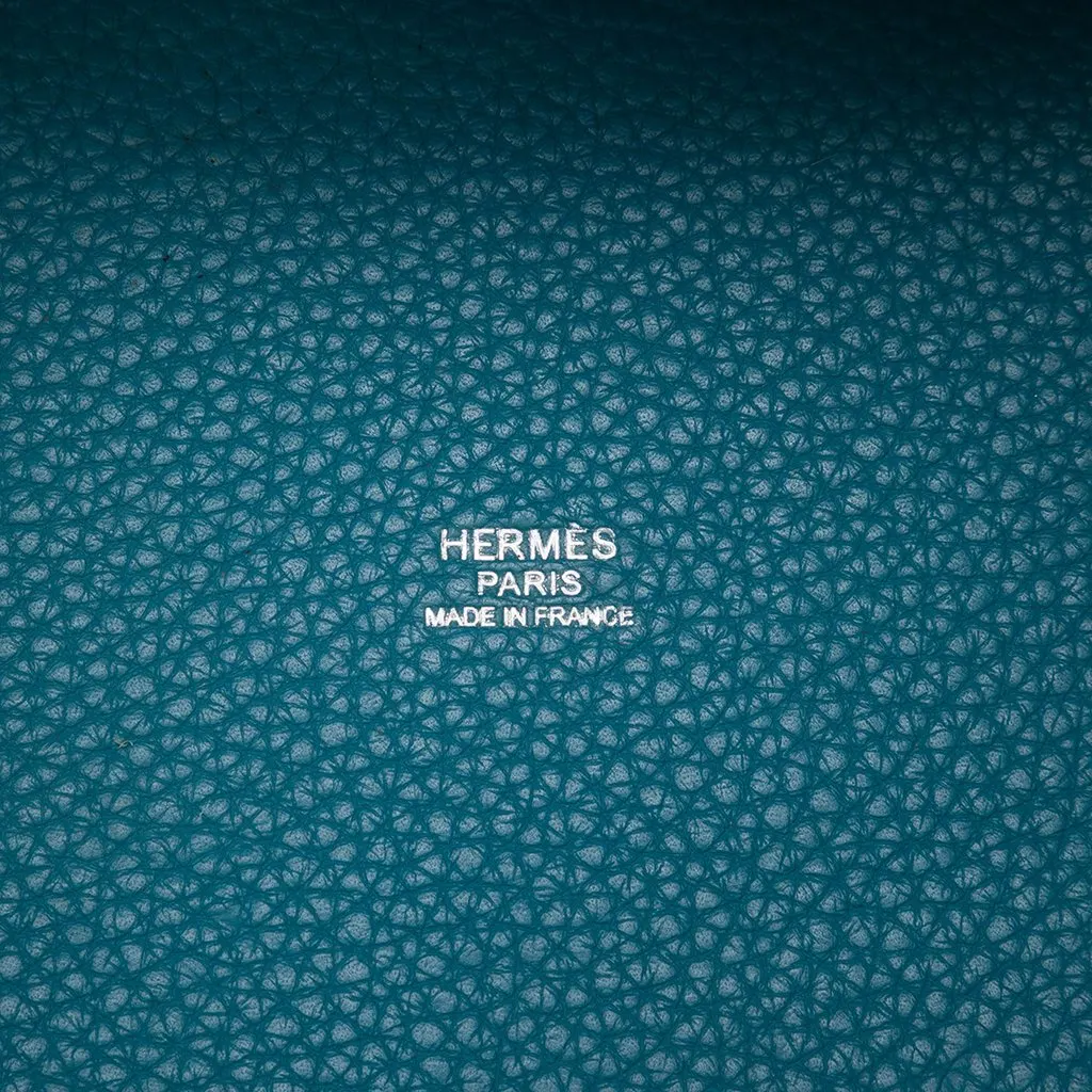 Hermès Clemence Picotin Lock 18 Blue Leather Very good - Box View