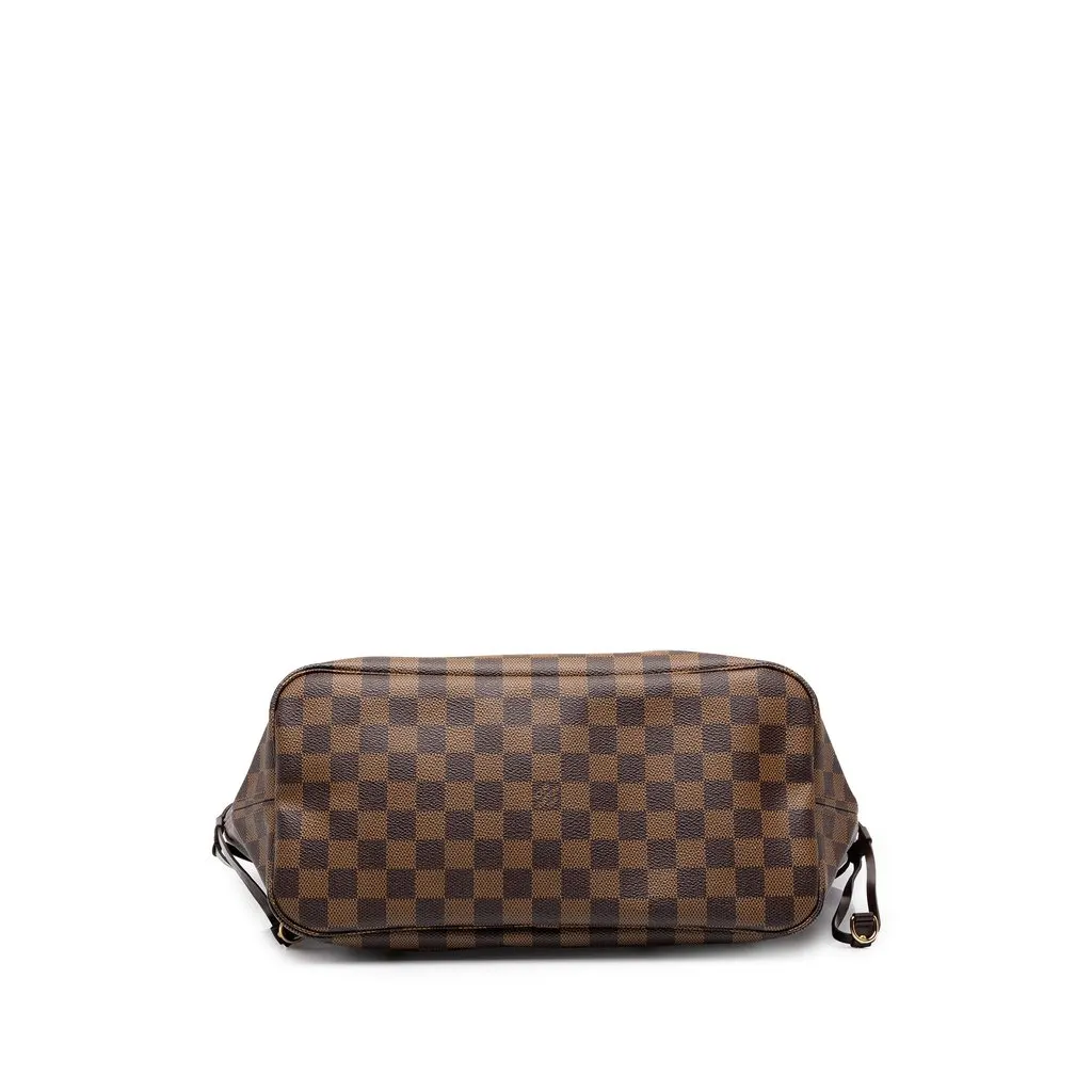 Louis Vuitton Damier Ebene Neverfull MM Brown Canvas Very good - Inside View