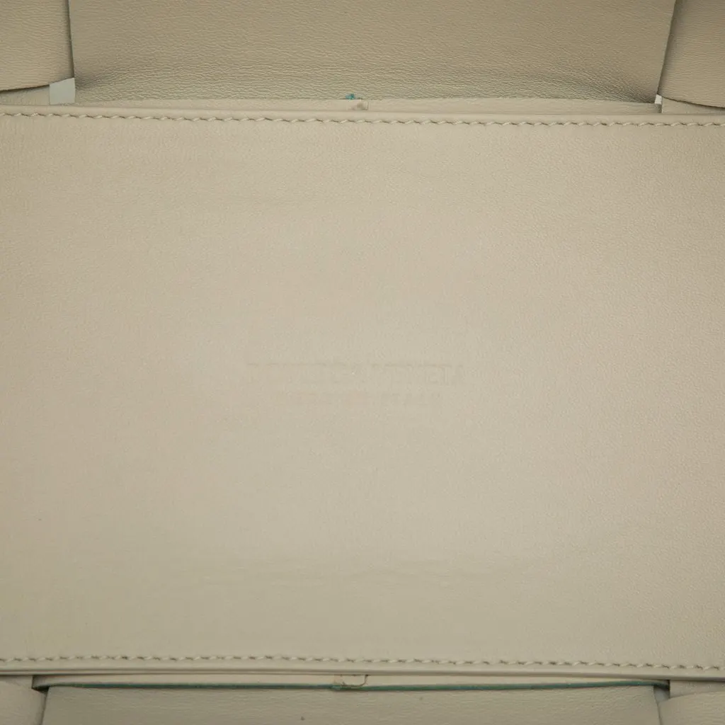 Bottega Veneta Medium Nappa Maxi Intrecciato Arco Tote Blue Leather Very good - Box View