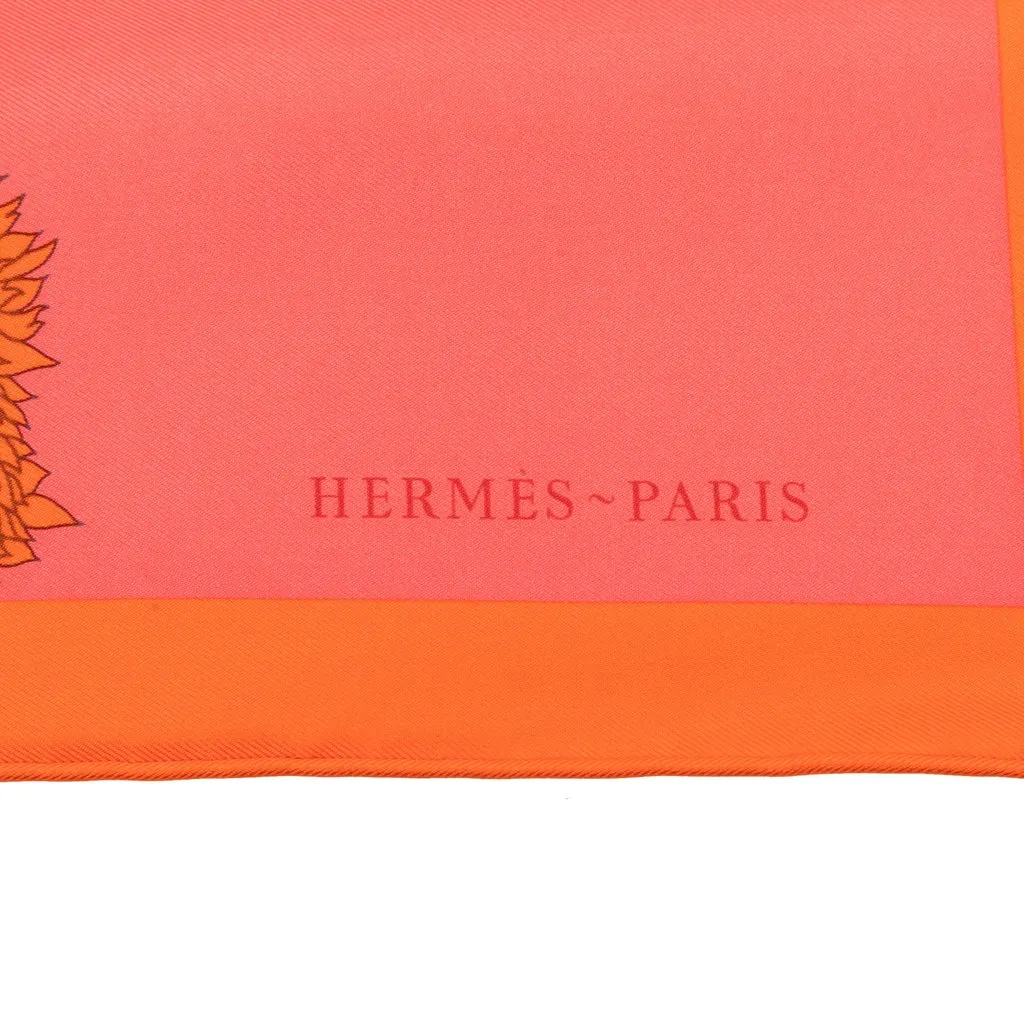 Hermès Robe Legere Silk Handkerchief Pink Never worn - Back View