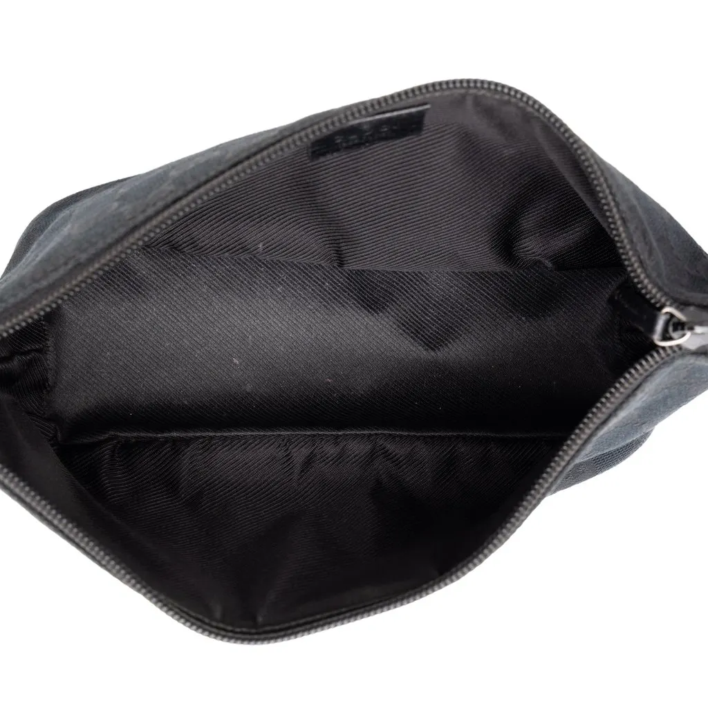 Gucci GG Canvas Web Boat Black Canvas Good - Model View