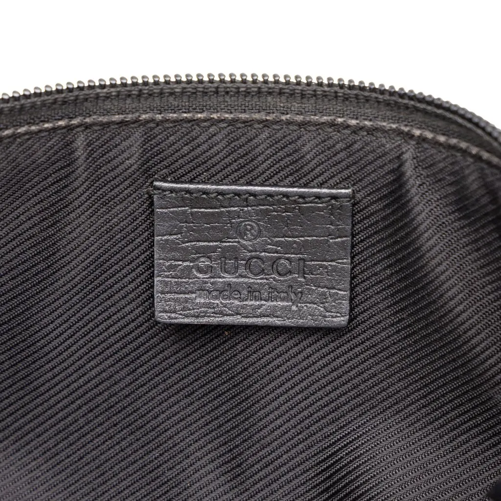 Gucci GG Canvas Web Boat Black Canvas Good - Box View