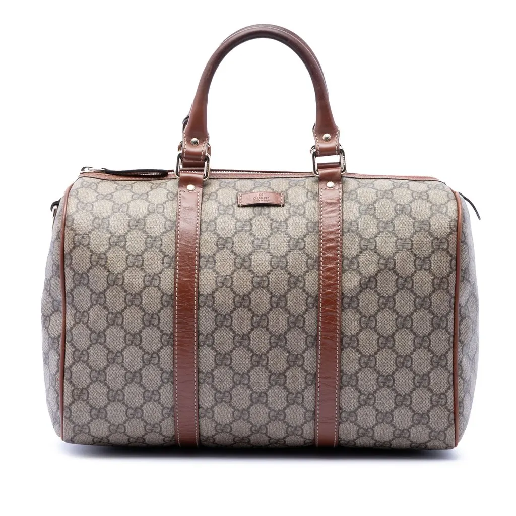 Gucci Medium GG Supreme Joy Boston Bag Beige Very good - Front View