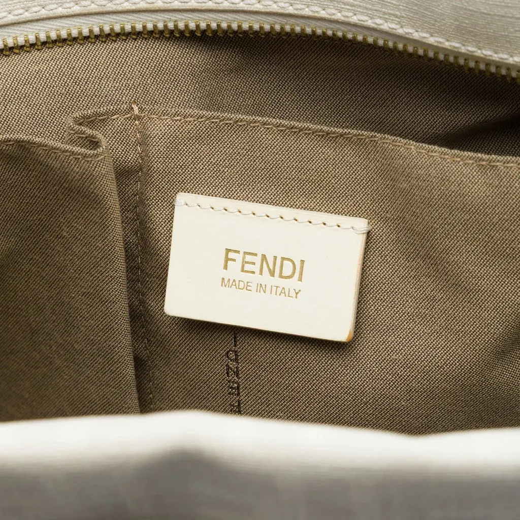 Fendi Large Zucca Spalmati Chef Shopper Tote White Canvas Very good - Box View