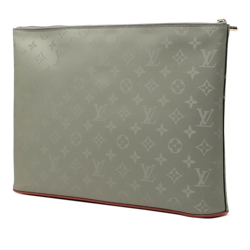 Louis Vuitton Monogram Titanium Pochette Cosmos MultiColor Canvas Good - Back View