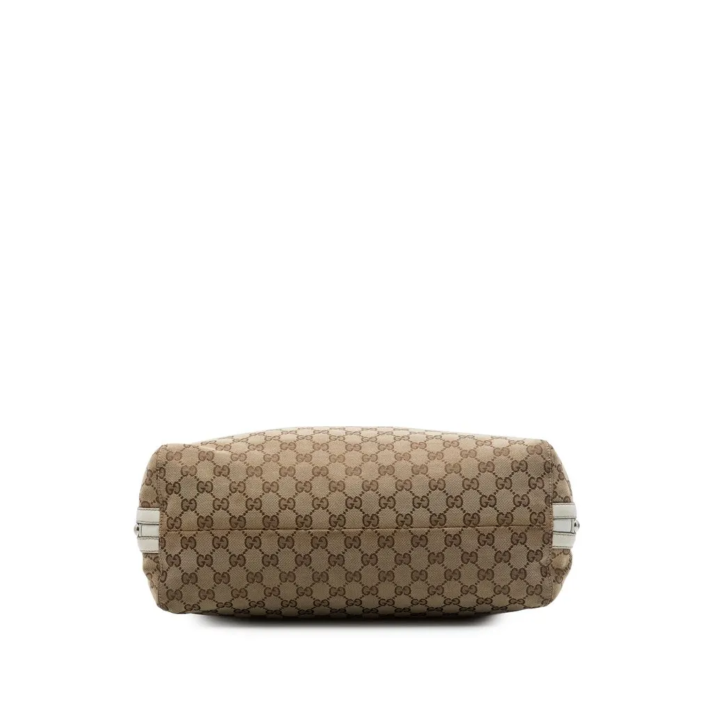 Gucci GG Canvas Icon Bit Zip Tote Beige Very good - Inside View