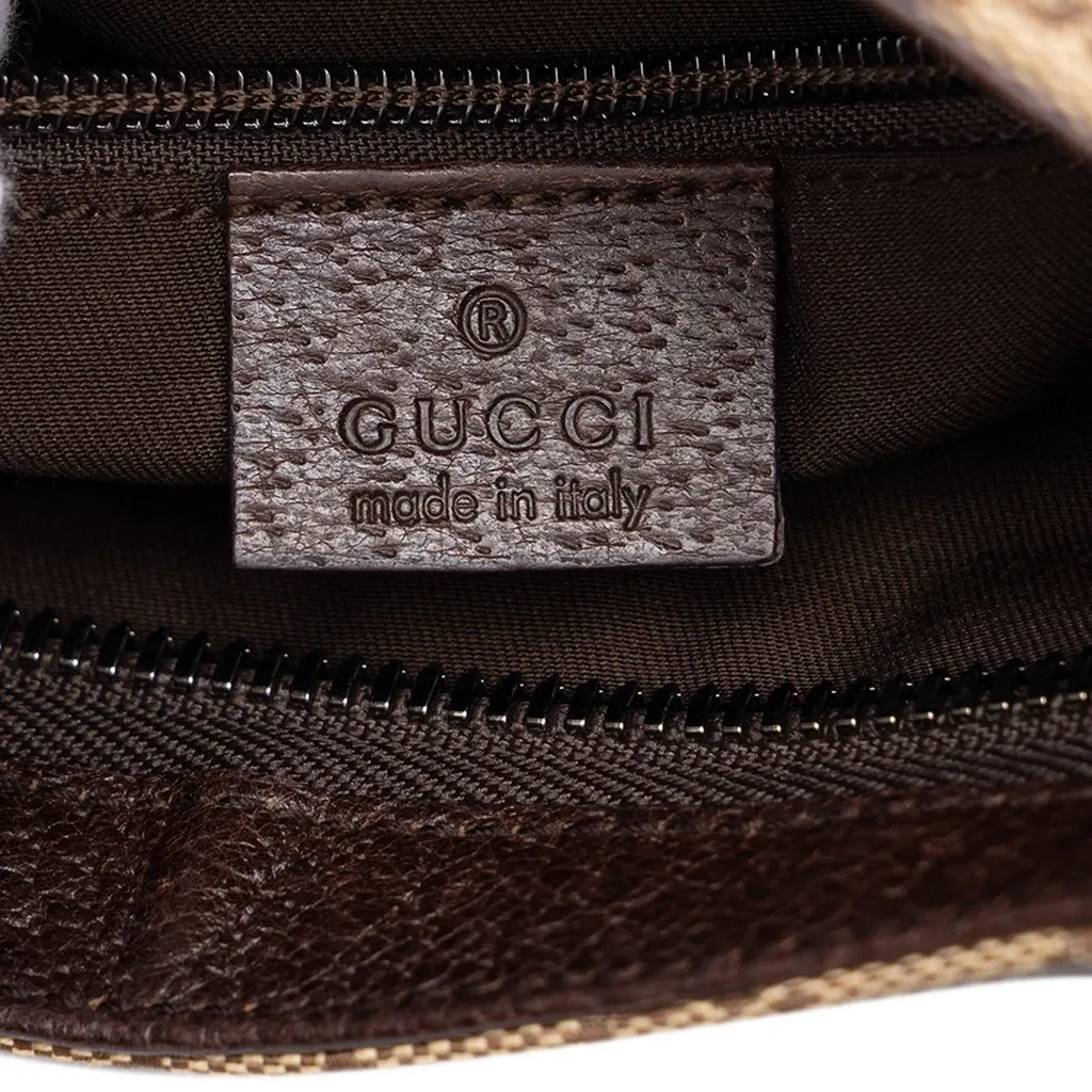 Gucci GG Canvas Crossbody Beige Canvas Good - Box View