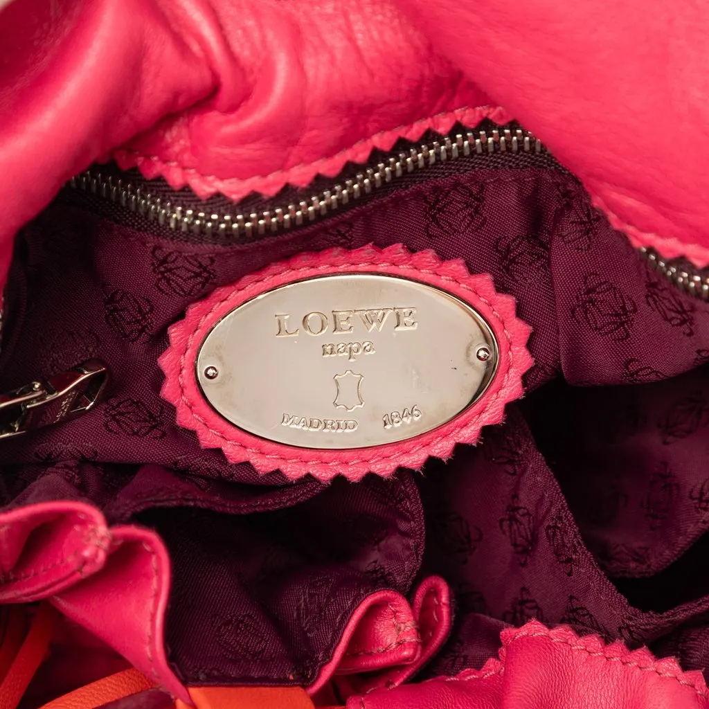 Loewe Bicolor Nappa Flamenco Tassel 30 Crossbody Pink Leather Very good - Box View