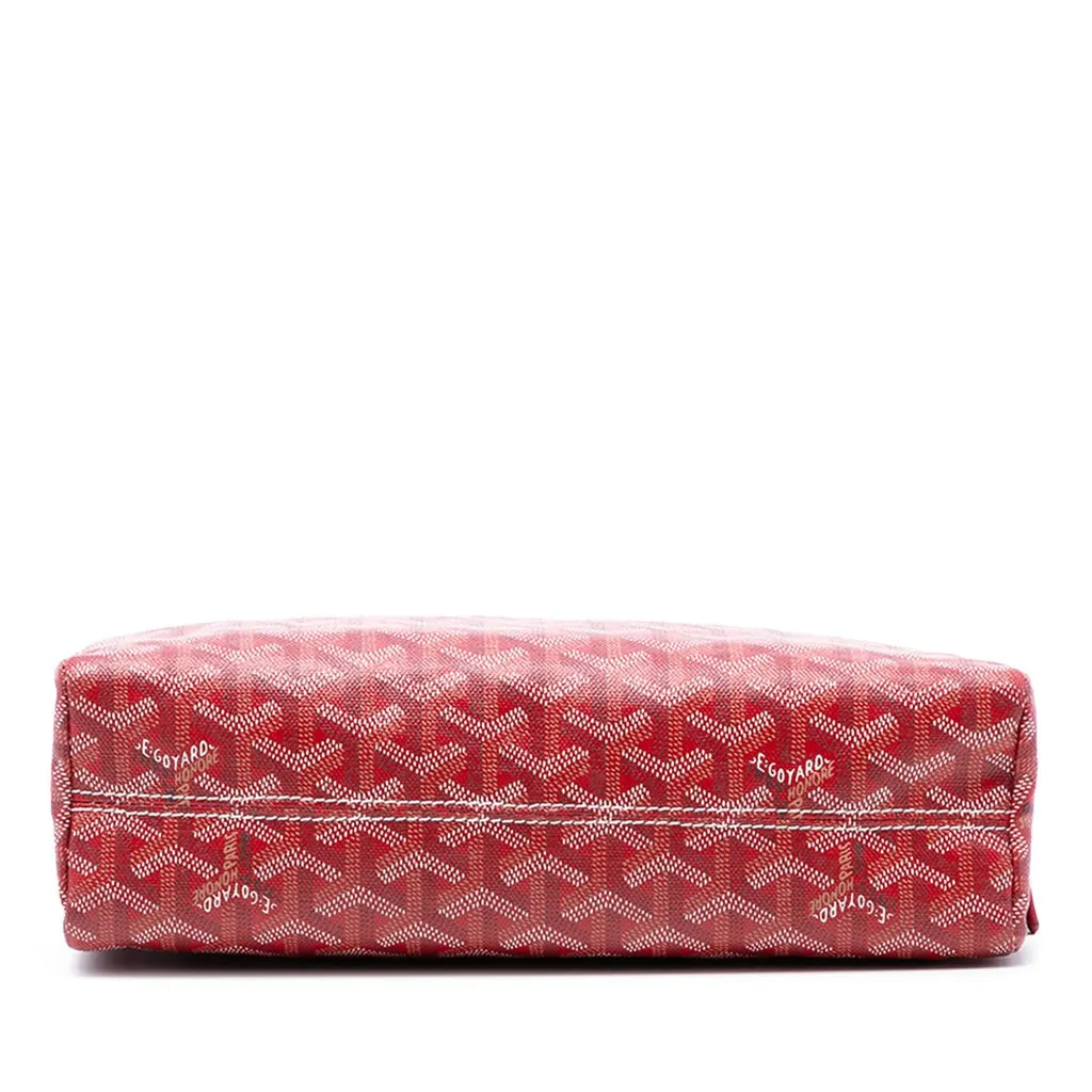 Goyard Goyardine Miroir Toiletry Pouch GM Red Very good - Inside View