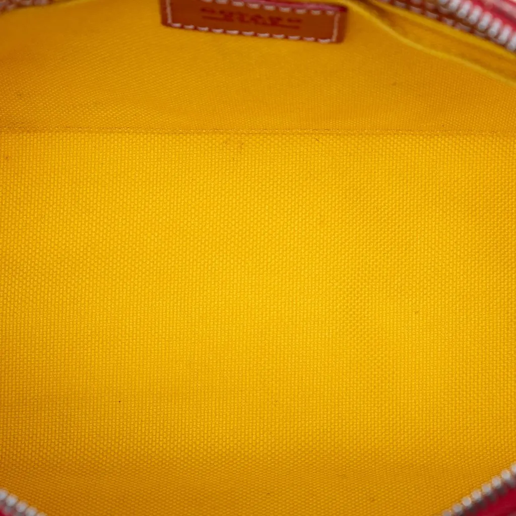 Goyard Goyardine Miroir Toiletry Pouch GM Red Very good - Model View