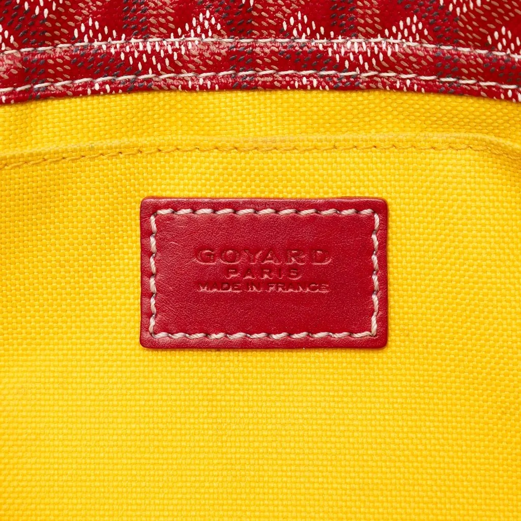 Goyard Goyardine Miroir Toiletry Pouch GM Red Very good - Box View