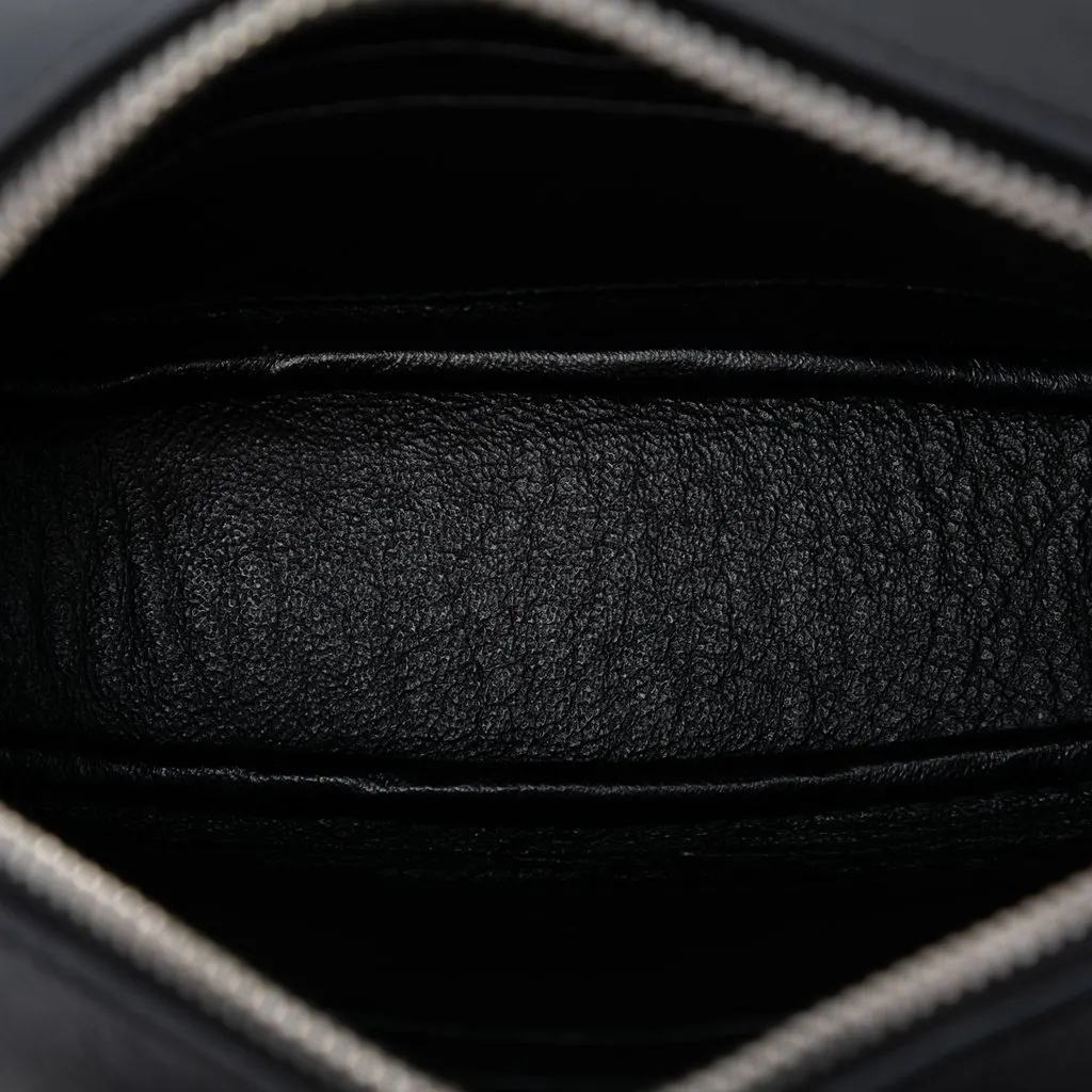 Saint Laurent Mini Embroidered Nappa Love Blogger Camera Bag Black Leather Very good - Model View