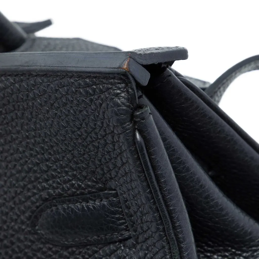 Hermès Togo Birkin Retourne 35 Black Leather Good - Model View