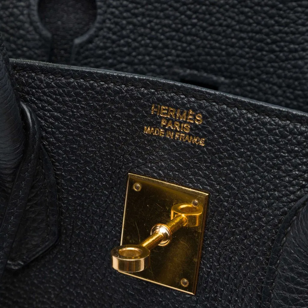 Hermès Togo Birkin Retourne 35 Black Leather Good - Box View