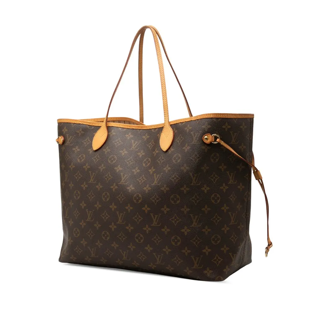 Louis Vuitton Monogram Neverfull GM Brown Very good - Back View
