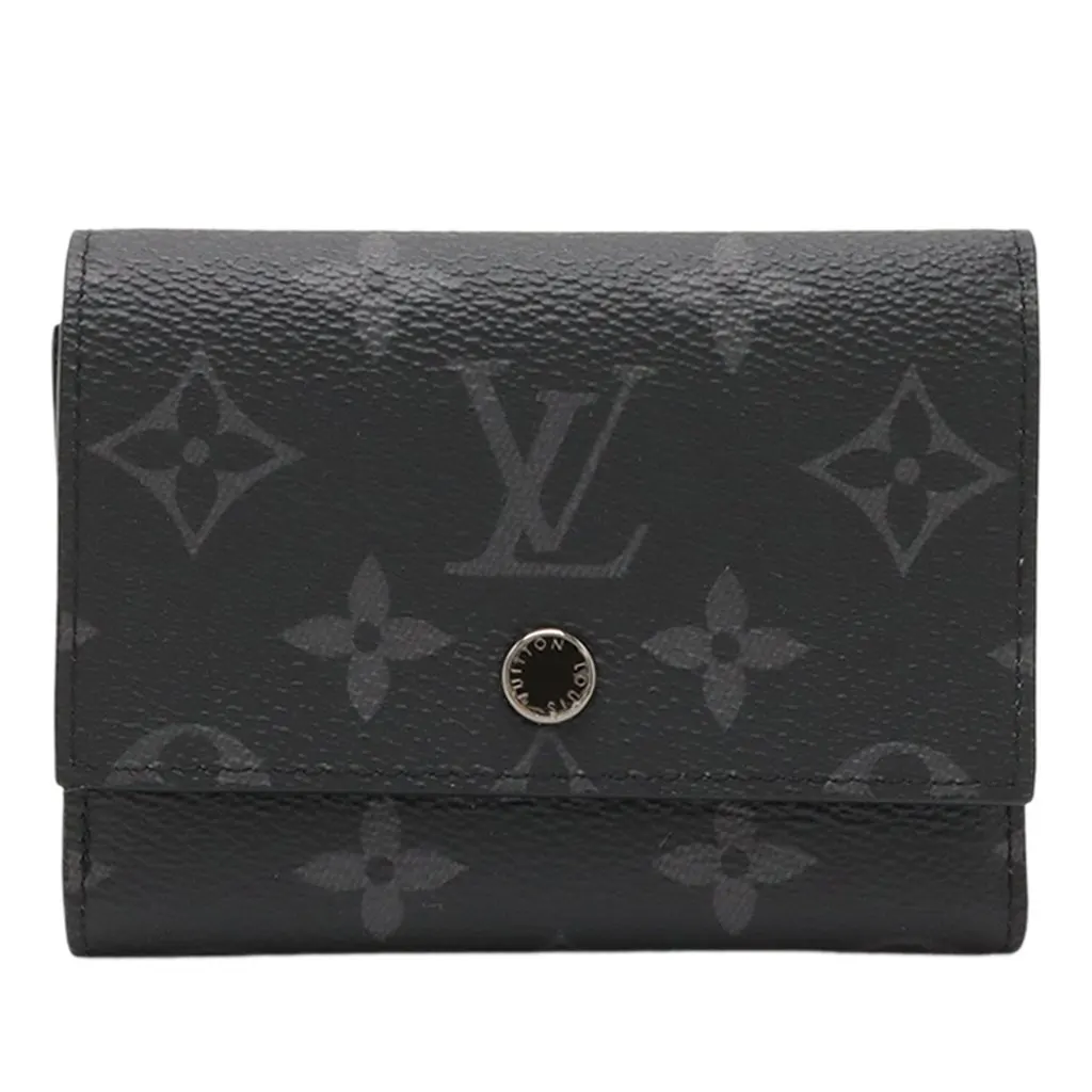 Louis Vuitton Monogram Eclipse Victor Wallet Black Very good - Front View
