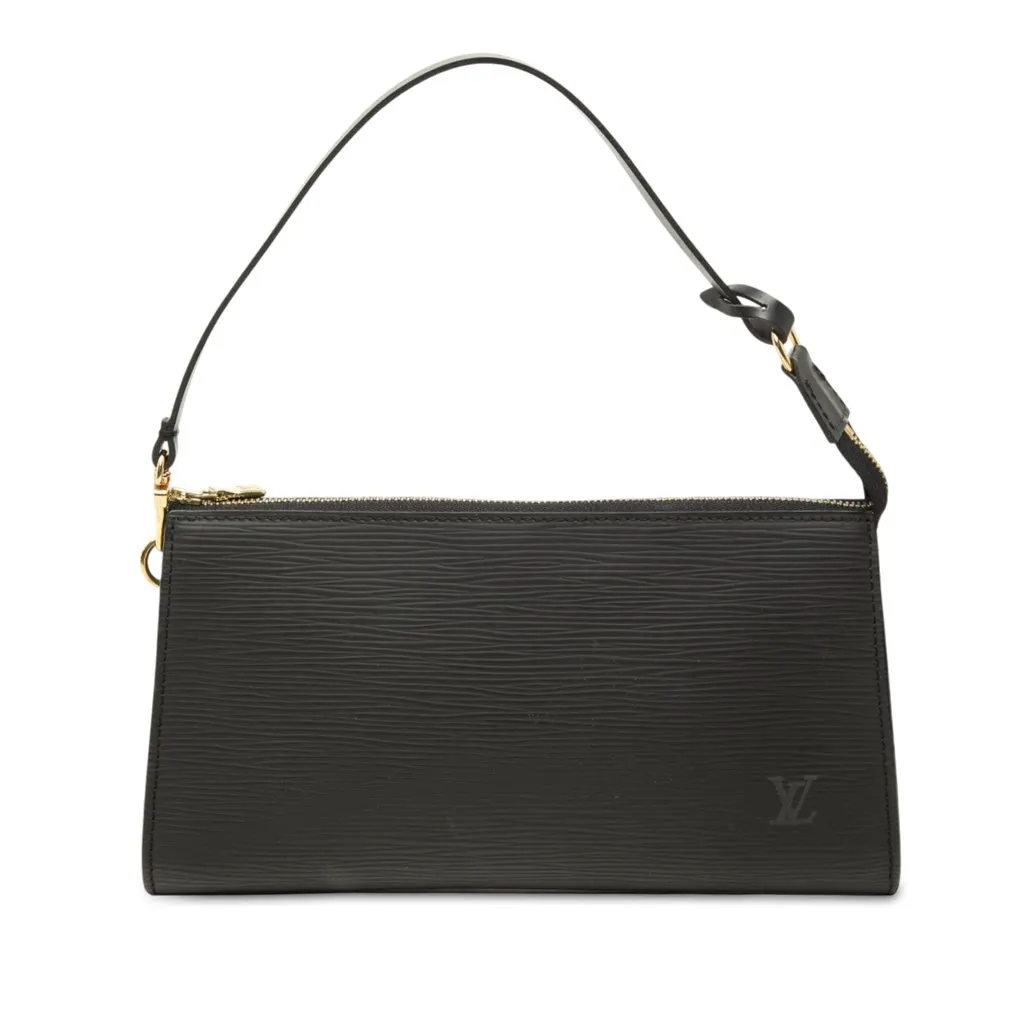 Louis Vuitton Epi Pochette Accessoires Black Leather Very good - Front View