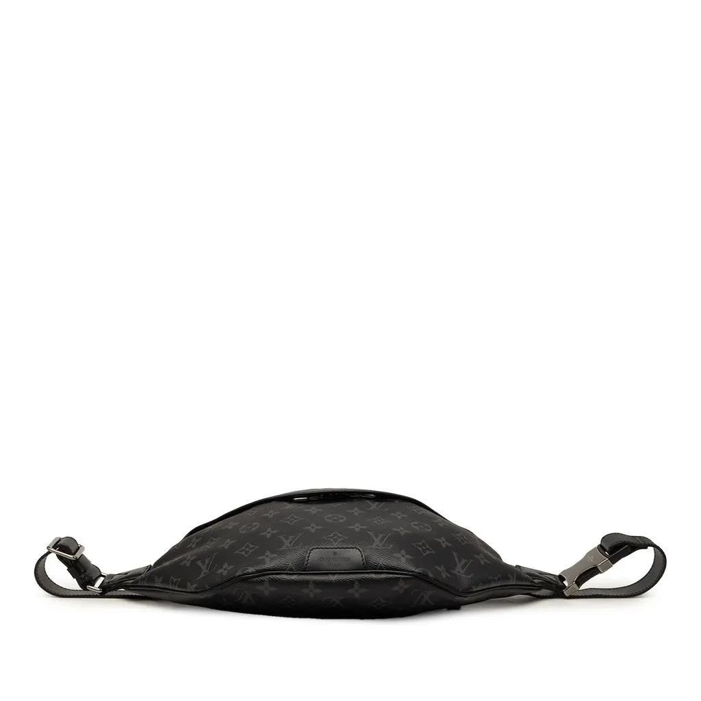 Louis Vuitton Monogram Eclipse Discovery Bumbag PM Black Very good - Back View