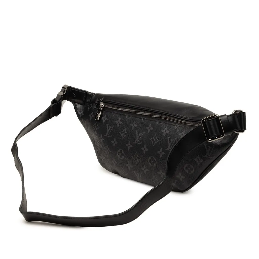 Louis Vuitton Monogram Eclipse Discovery Bumbag PM Black Very good - Inside View