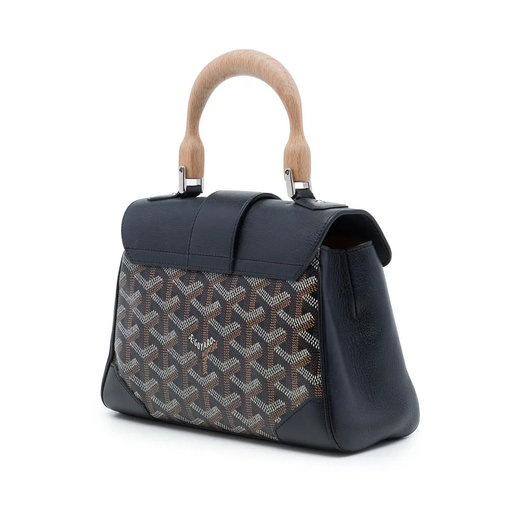 Goyard Mini Goyardine Saigon Souple Black Very good - Back View