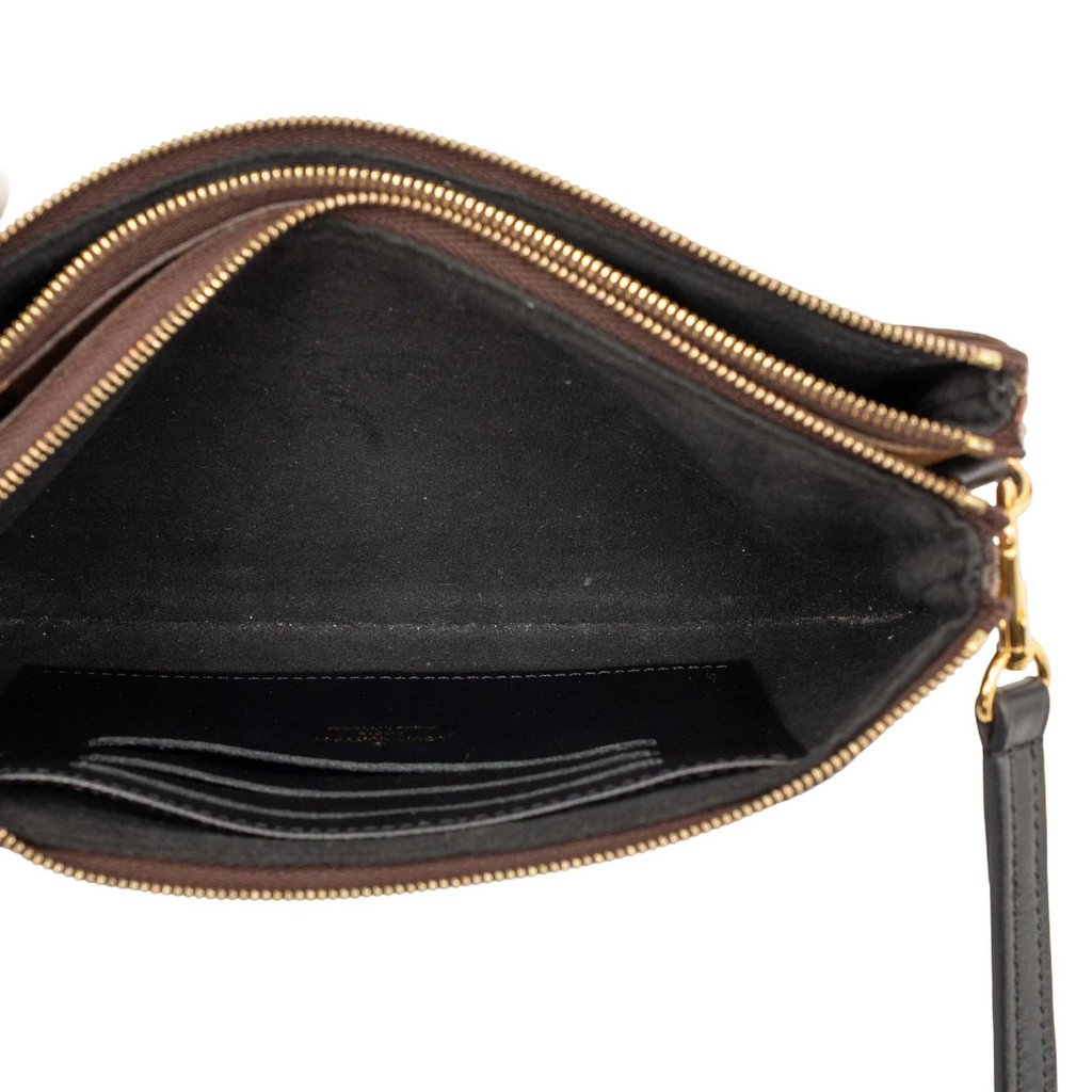 Louis Vuitton Monogram Giant Reverse Double Zip Pochette Bro