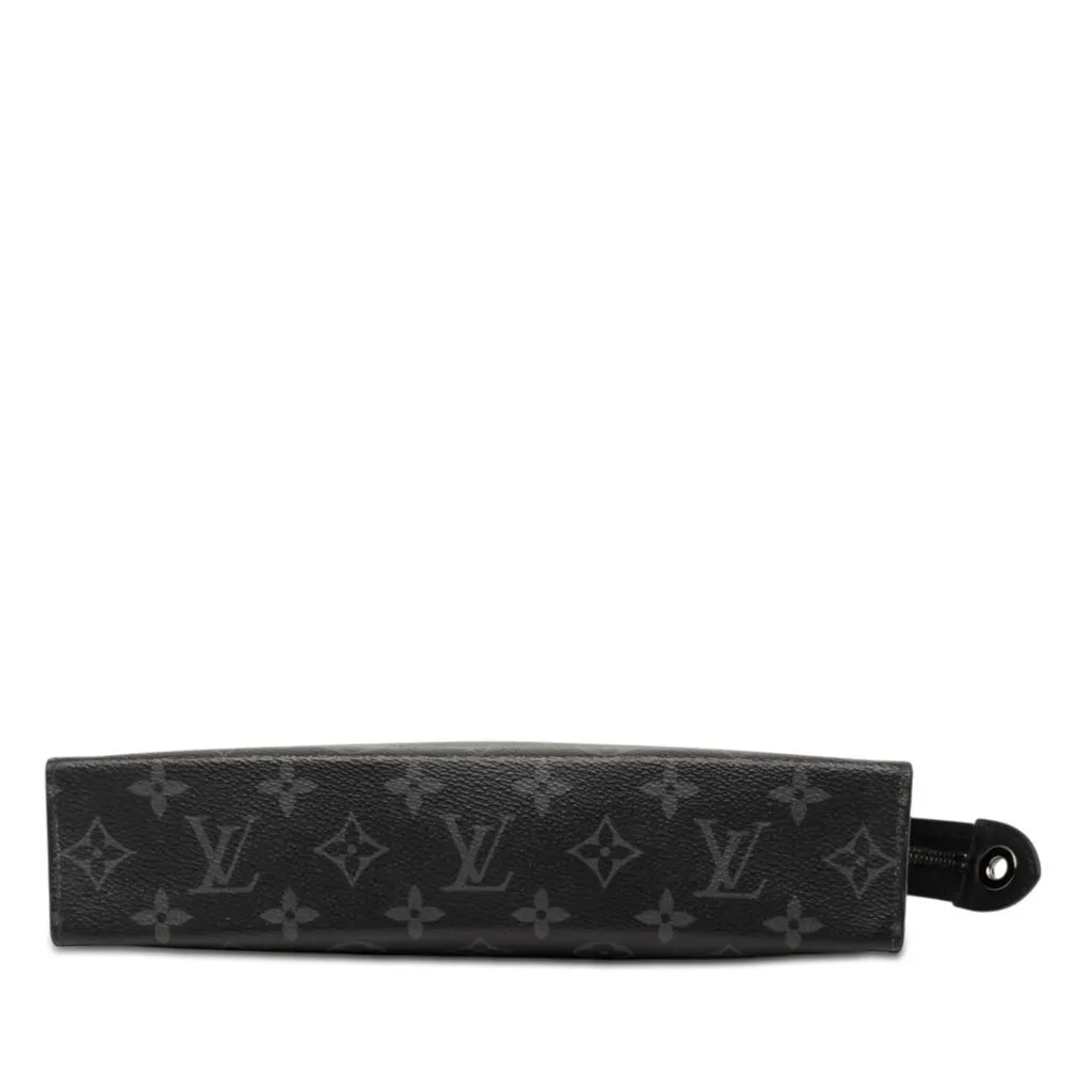 Louis Vuitton Monogram Eclipse Pochette Voyage MM Black Very good - Inside View