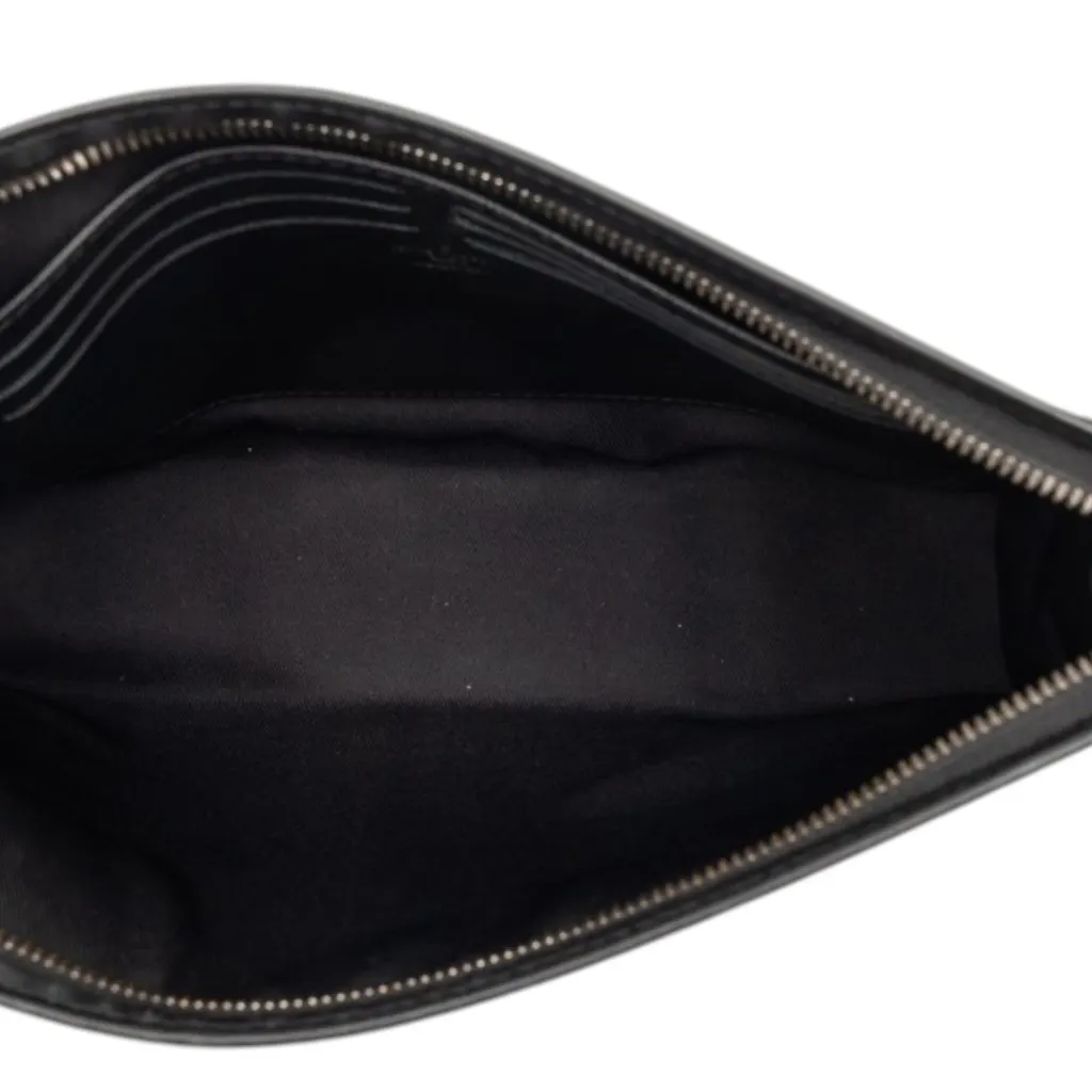 Louis Vuitton Monogram Eclipse Pochette Voyage MM Black Very good - Model View