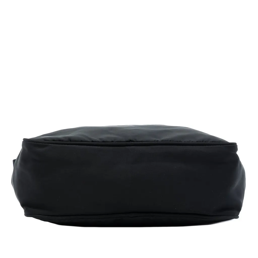 Prada Tessuto Zip Top Crossbody Black Polyamide Good - Inside View