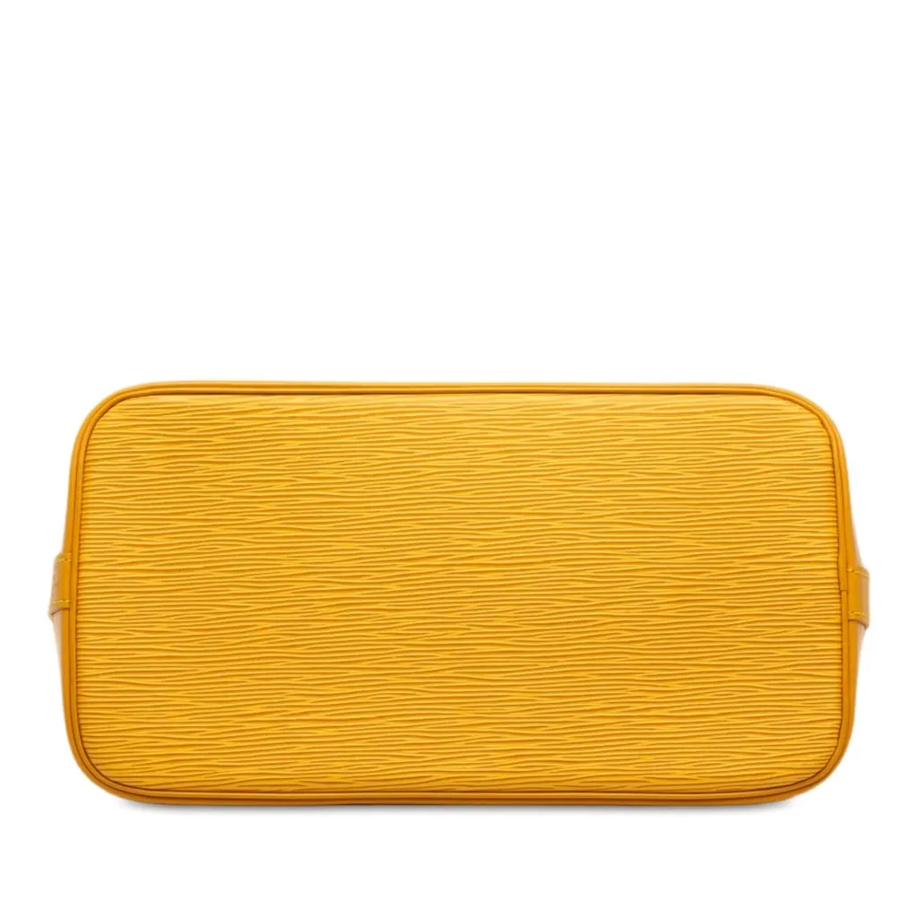 Louis Vuitton Epi Alma PM Yellow Leather Good - Inside View