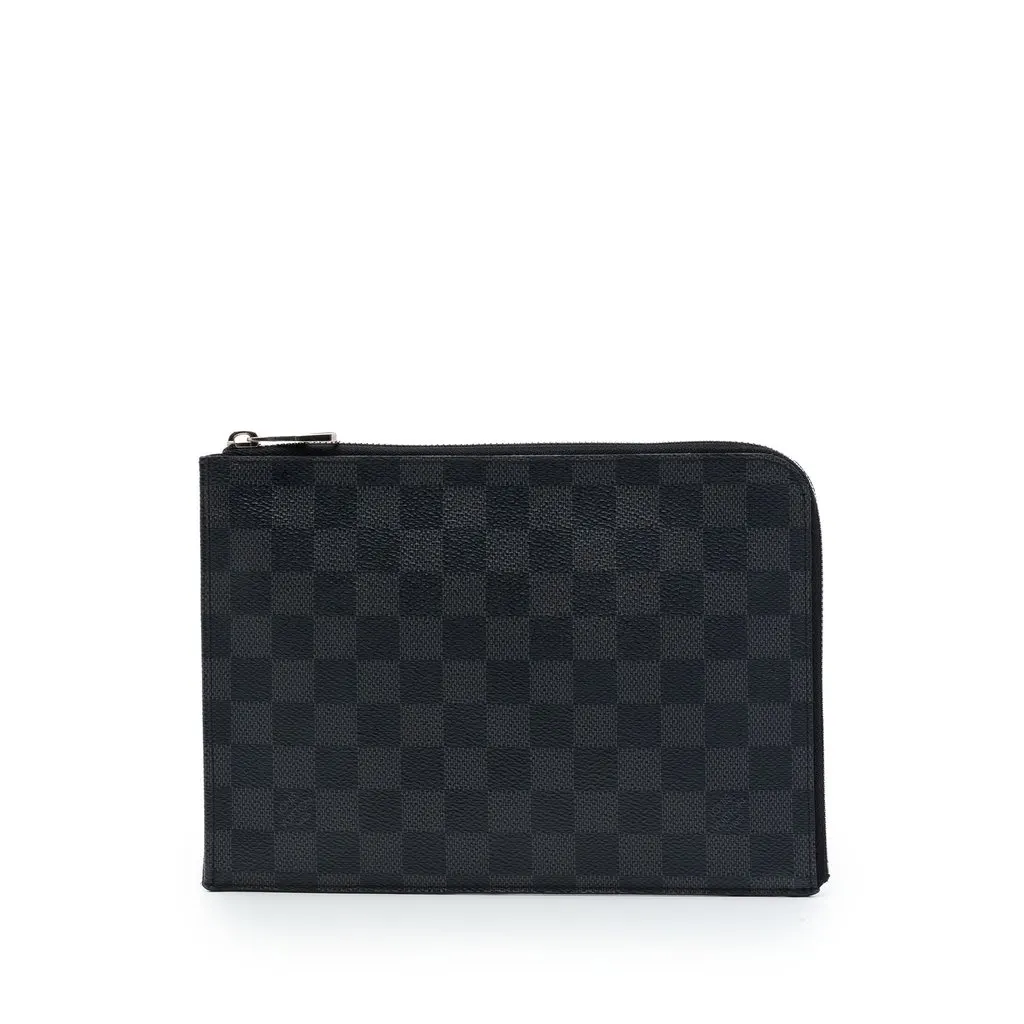 Louis Vuitton Damier Graphite Pochette Jour PM Black Very good - Front View