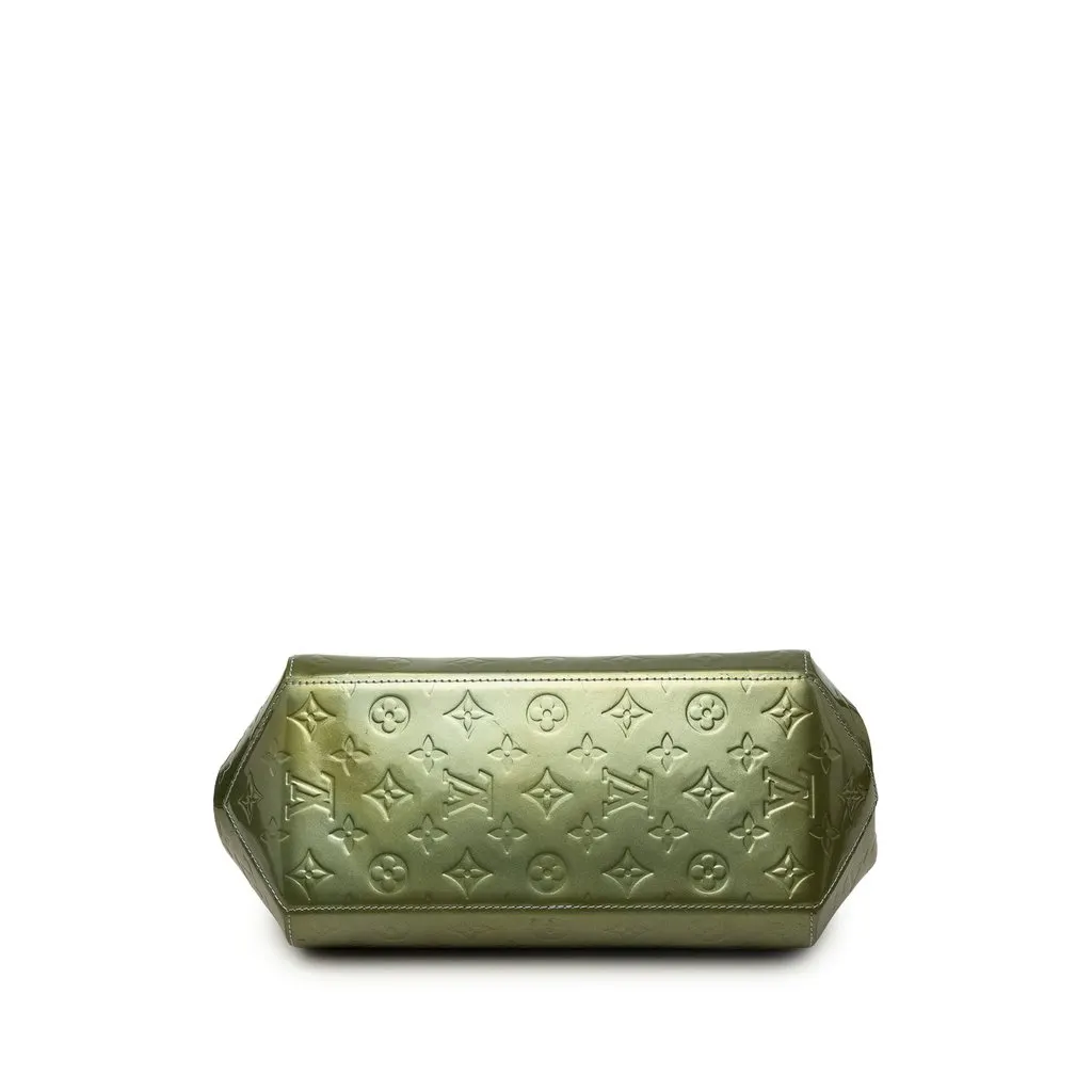Louis Vuitton Monogram Vernis Sherwood PM Green Leather Very good - Inside View