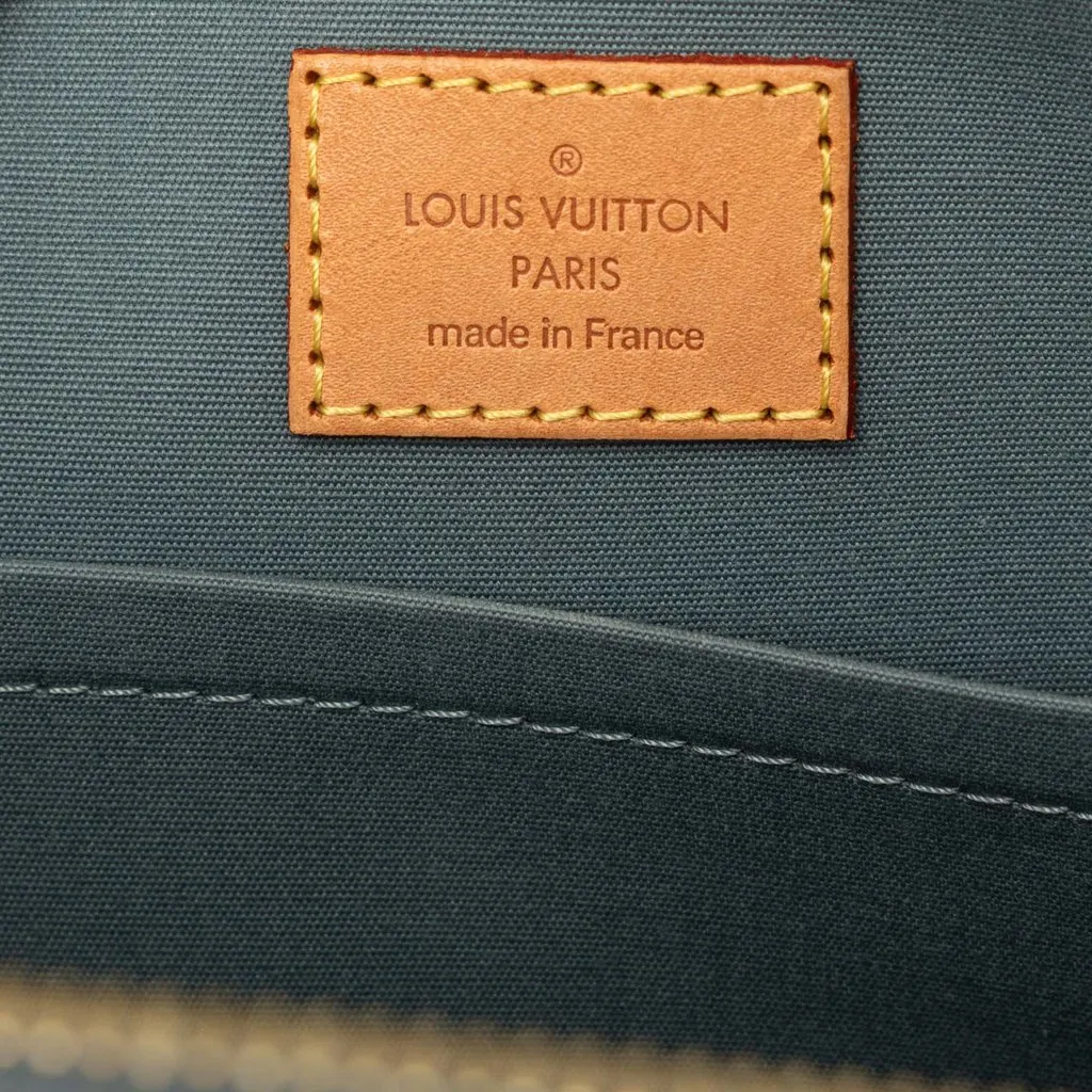 Louis Vuitton Monogram Vernis Sherwood PM Green Leather Very good - Box View