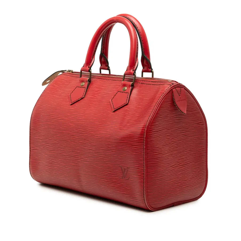 Louis Vuitton Epi Speedy 25 Red Leather Very good - Back View