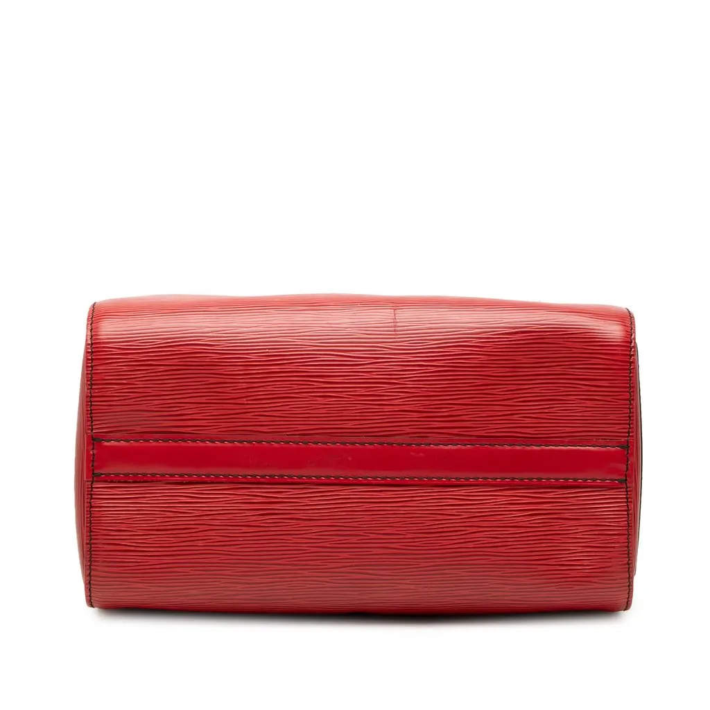 Louis Vuitton Epi Speedy 25 Red Leather Very good - Inside View