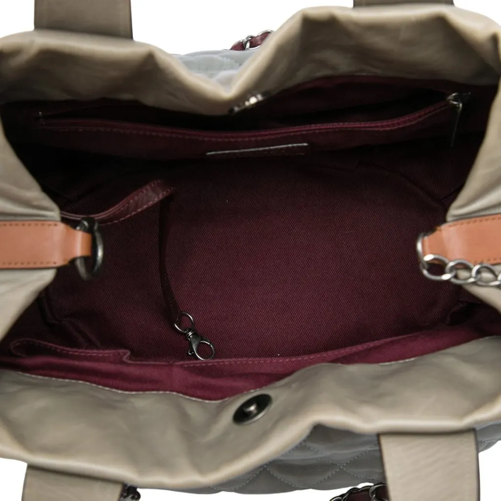 Chanel Paris Byzance Small Calfskin In The Mix Tote MultiColor Leather Very good - Model View